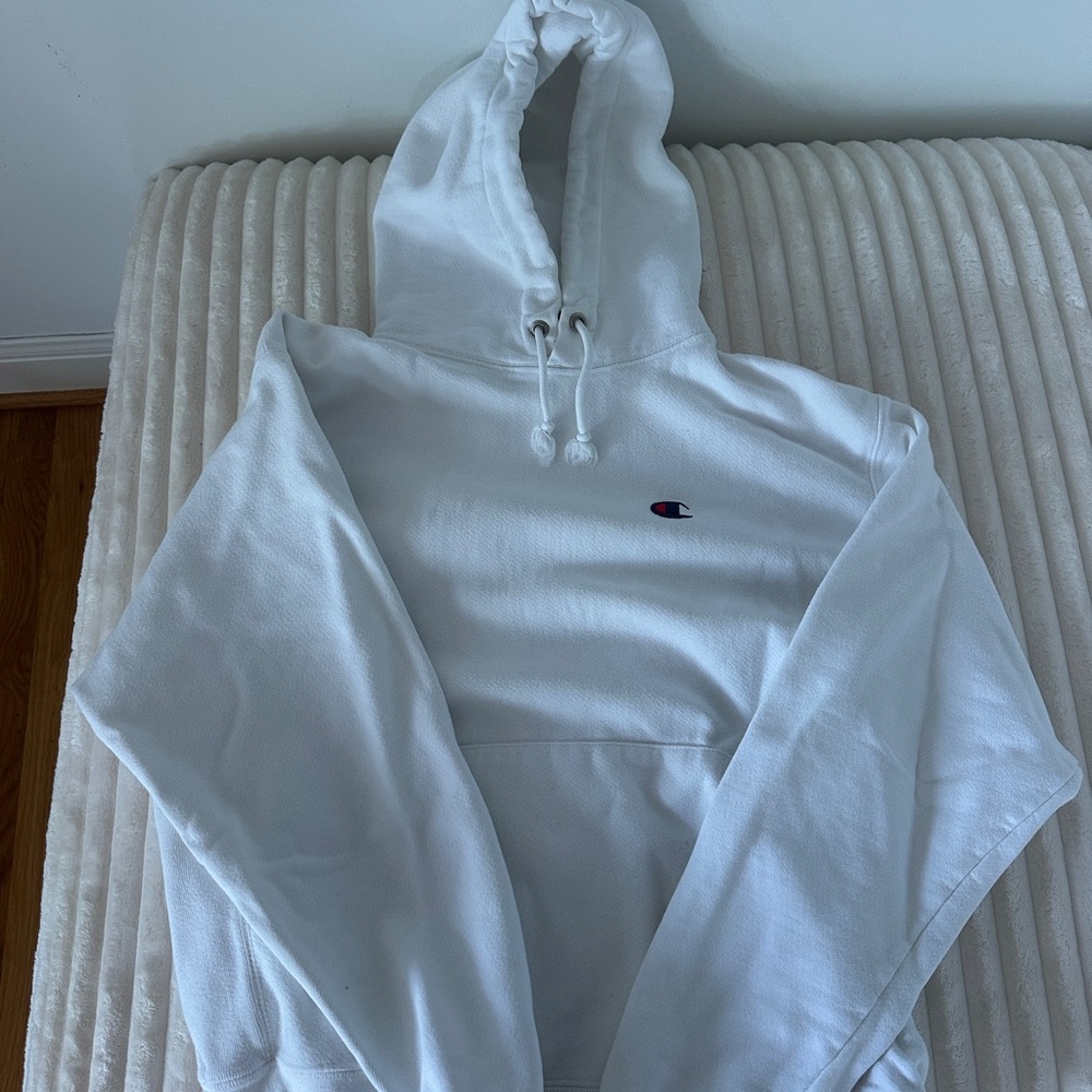 Champion Classic White Pullover Hoodie